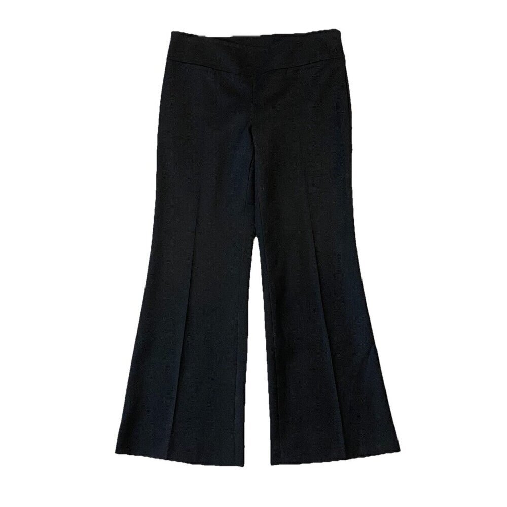 Burberry London Women 100% Wool Bootcut Lined Pants Trousers Sz 8 Made i…